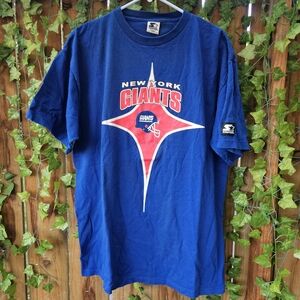 STARTER Vintage Blue New York Giants Tee